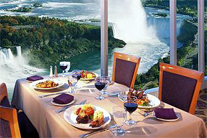 View the Falls while dining