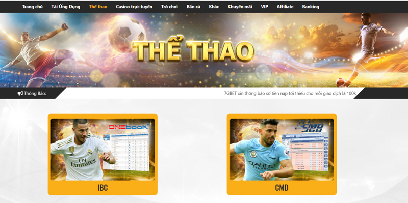 7GBet - Nền tảng giải tr&iacute; c&aacute; cược đỉnh cao bậc nhất 2023