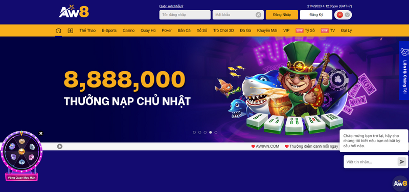 AW8 &ndash; Nh&agrave; c&aacute;i uy t&iacute;n, lừng danh tr&ecirc;n thị trường giải tr&iacute;