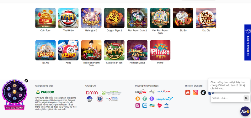 AW8 - Nh&agrave; c&aacute;i uy t&iacute;n, lừng danh tr&ecirc;n thị trường giải tr&iacute;