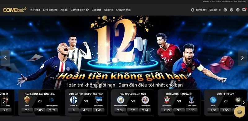 Comebet - Top nh&agrave; c&aacute;i c&aacute; cược uy t&iacute;n nhất hiện nay