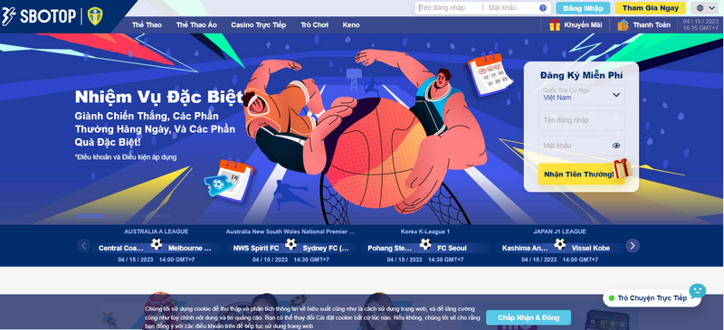 SBOTOP &ndash; S&acirc;n chơi c&aacute; cược với nh&agrave; c&aacute;i số 1 đẳng cấp xuy&ecirc;n lục địa