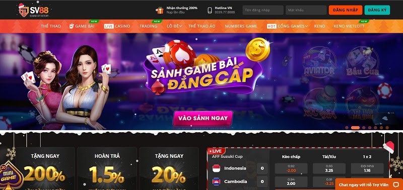 SV88 &ndash; Nh&agrave; c&aacute;i SV88 địa chỉ c&aacute; cược, l&ocirc; đề trực tuyến h&agrave;ng đầu Ch&acirc;u &Acirc;u